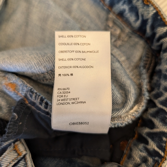 We The Free Womens 26 Dakota Straight Leg Denim Jeans 100% Cotton Classic Boho - Picture 8 of 8